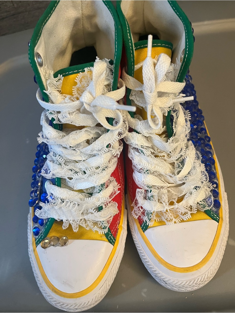 Women’s Multicolor Lace-Up Converse all star High-Top Sneakers